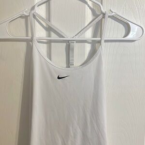 White Nike Tank